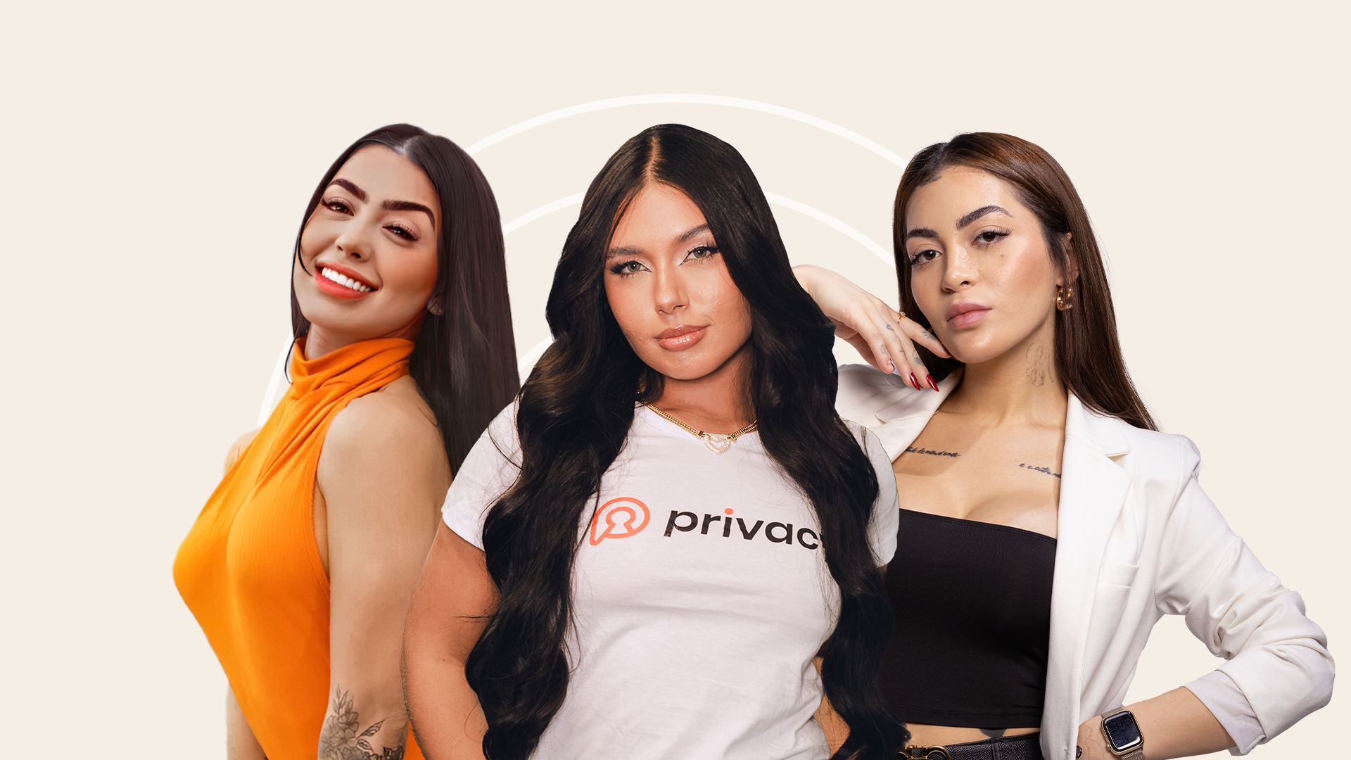 Três mulheres avaliadores PrivacyCash